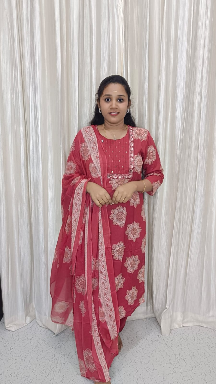Cotton Side open kurtis