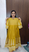 Cotton Umbrella Kurtis
