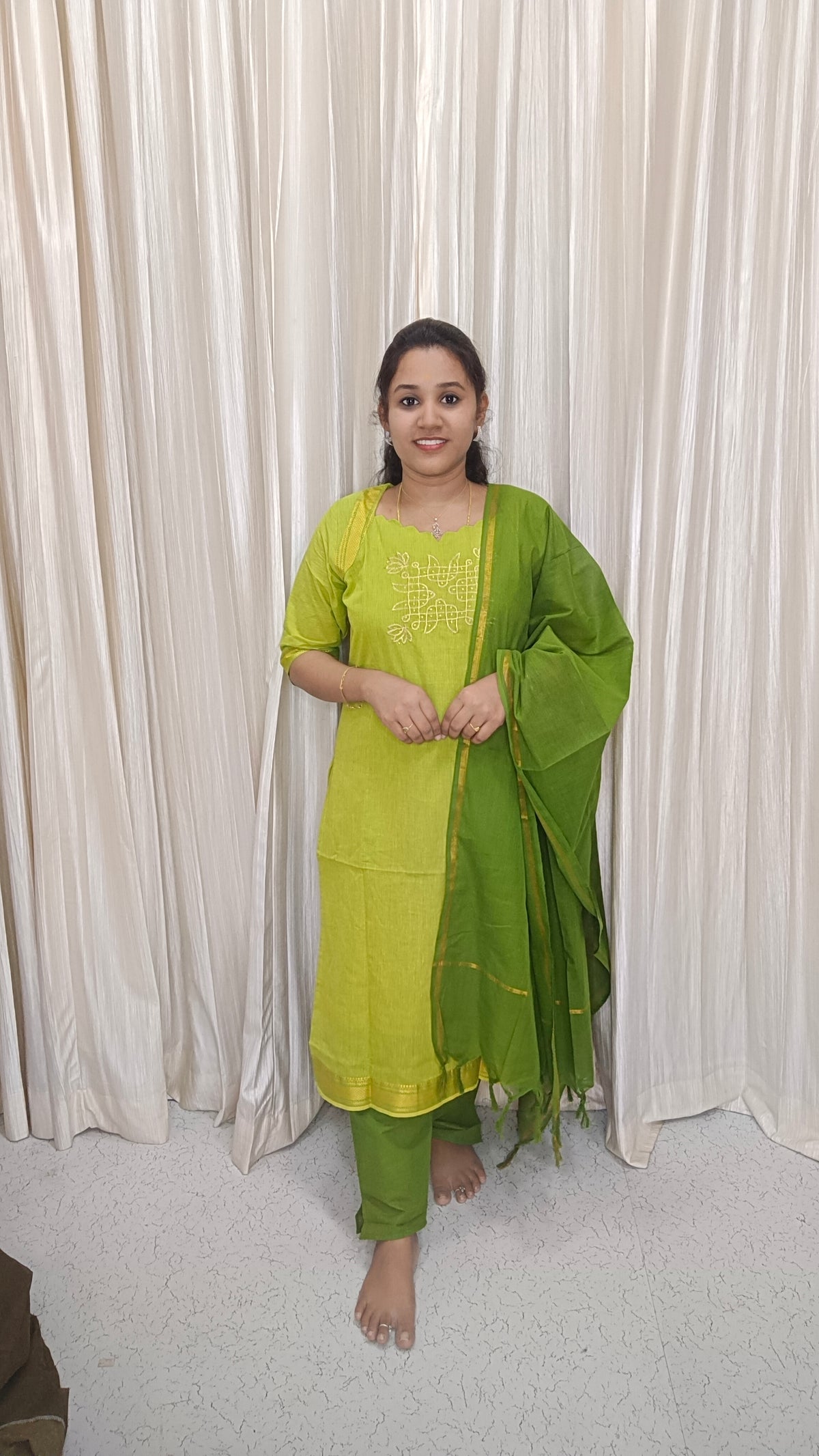 Premium Mangalgiri Cotton 3 piece set collections