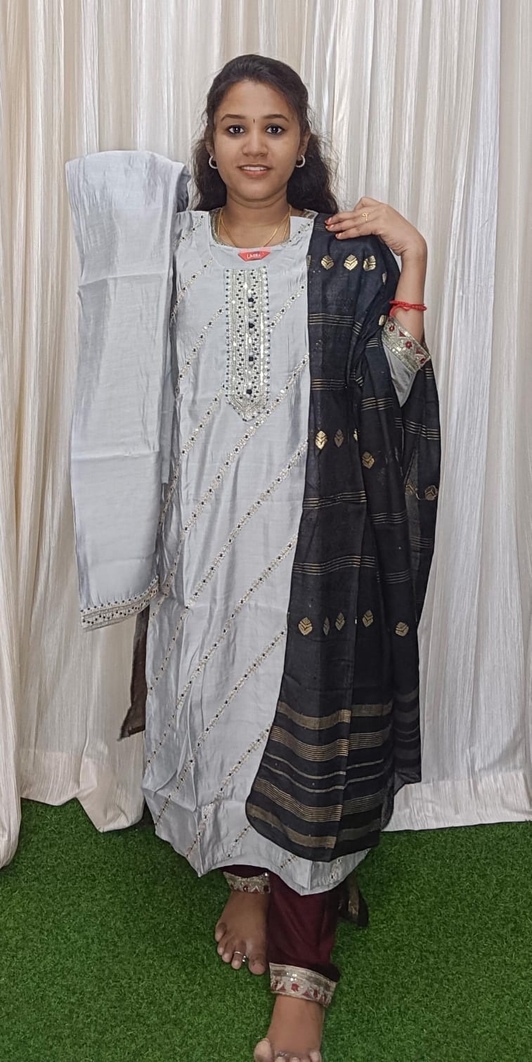 Kurti with pant & dupatta new