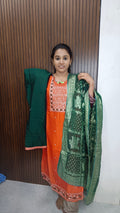 Kurti with pant and dupatta