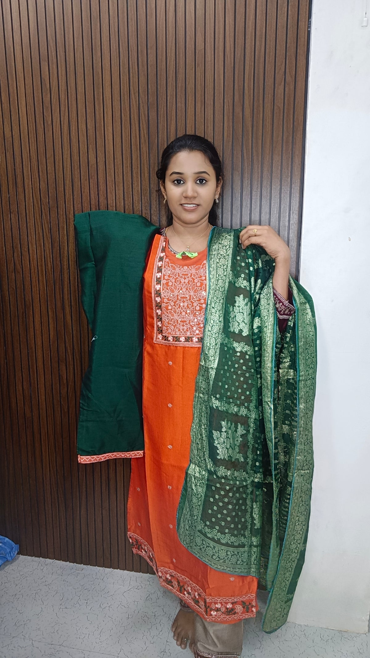 Kurti with pant and dupatta