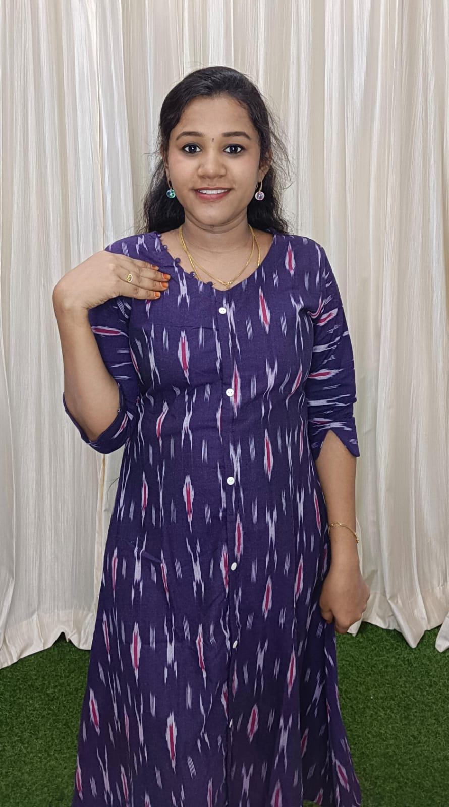 Ikkat Aline kurtis