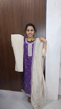 Kurti with pant and duppata