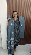 Cotton Bhathik Kurti Set