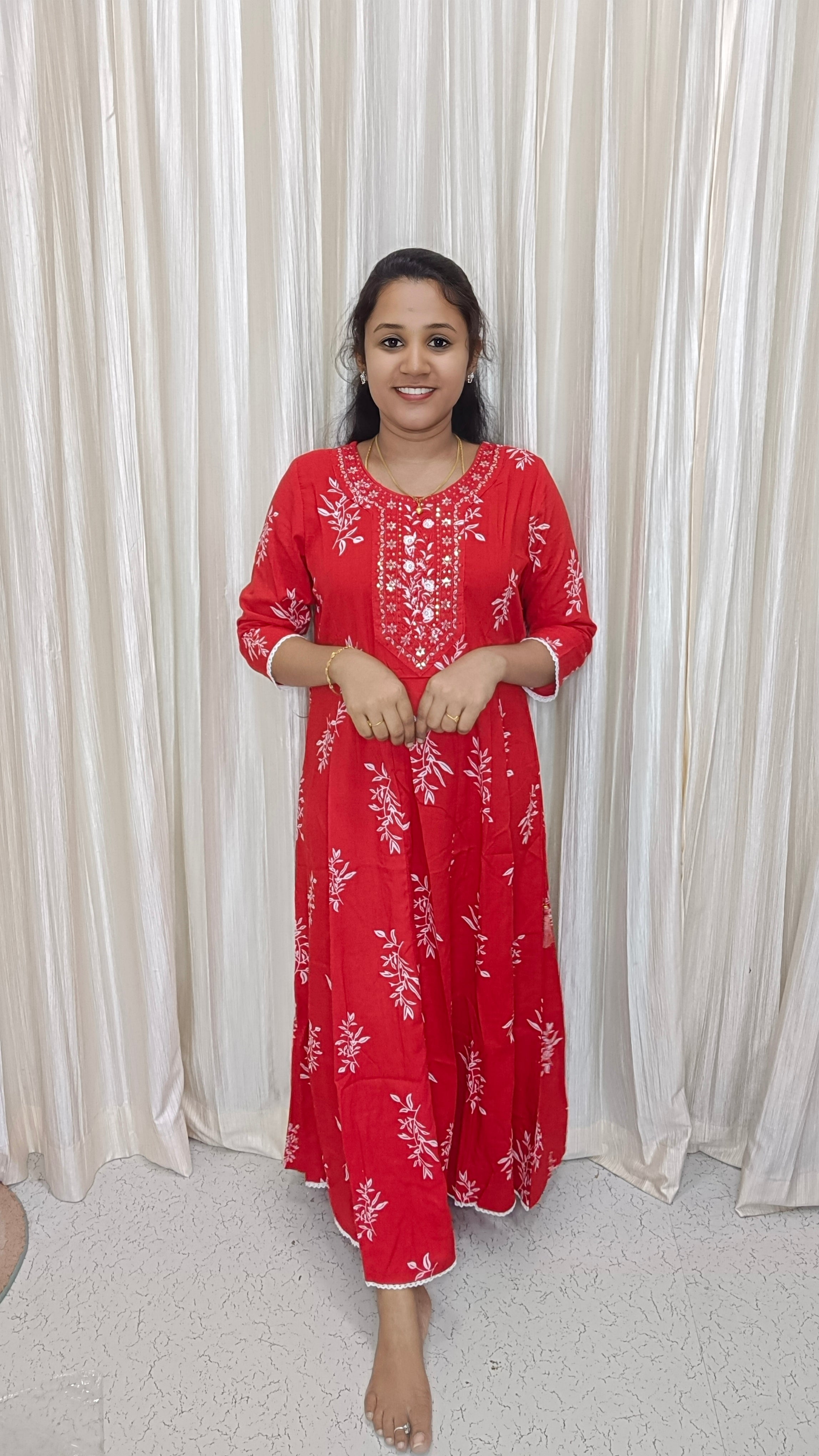 Cotton Umbrella Kurtis