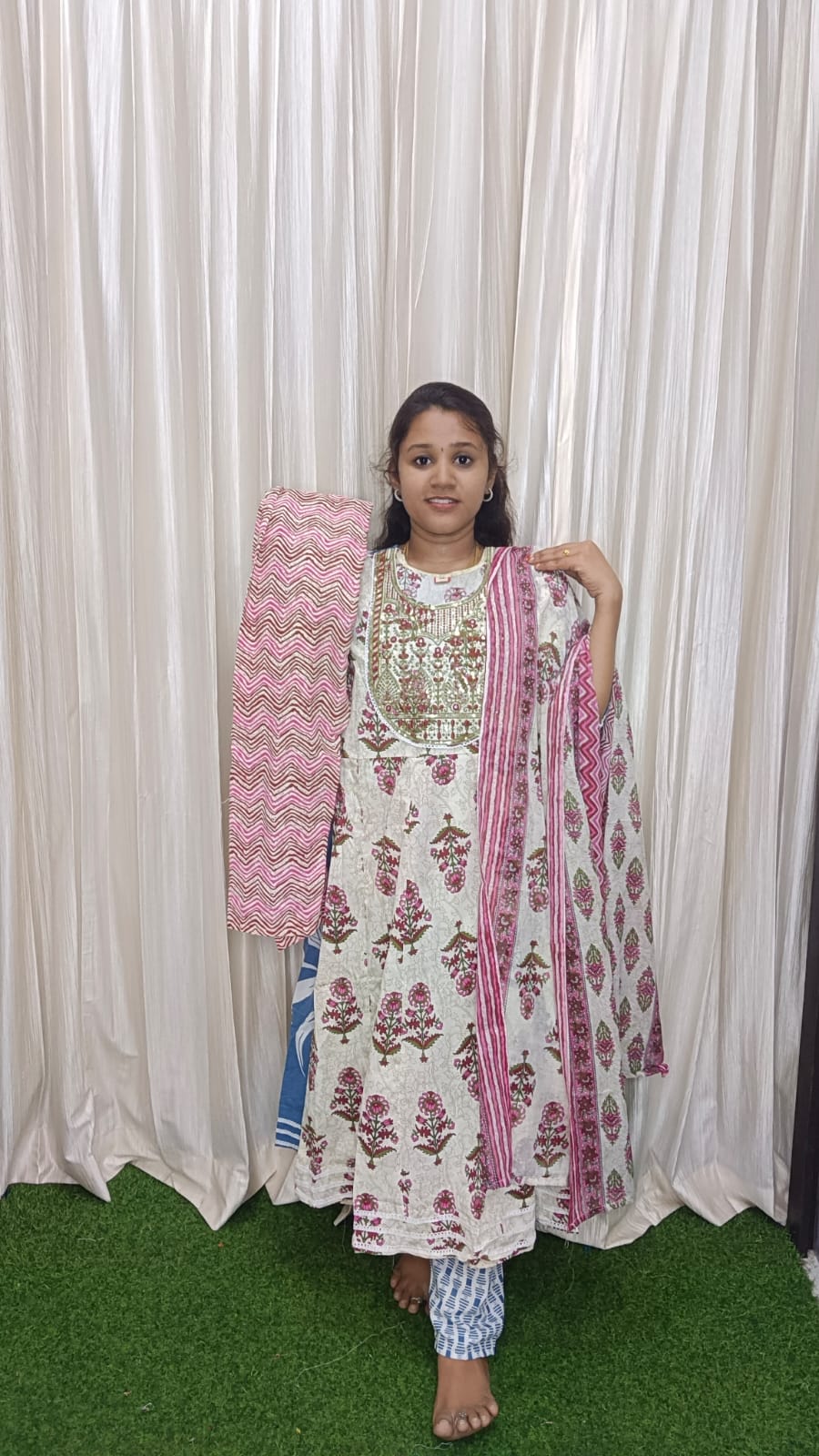 Cotton umbrella 3 piece set