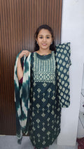 K020 Kurti with pant and dupatta