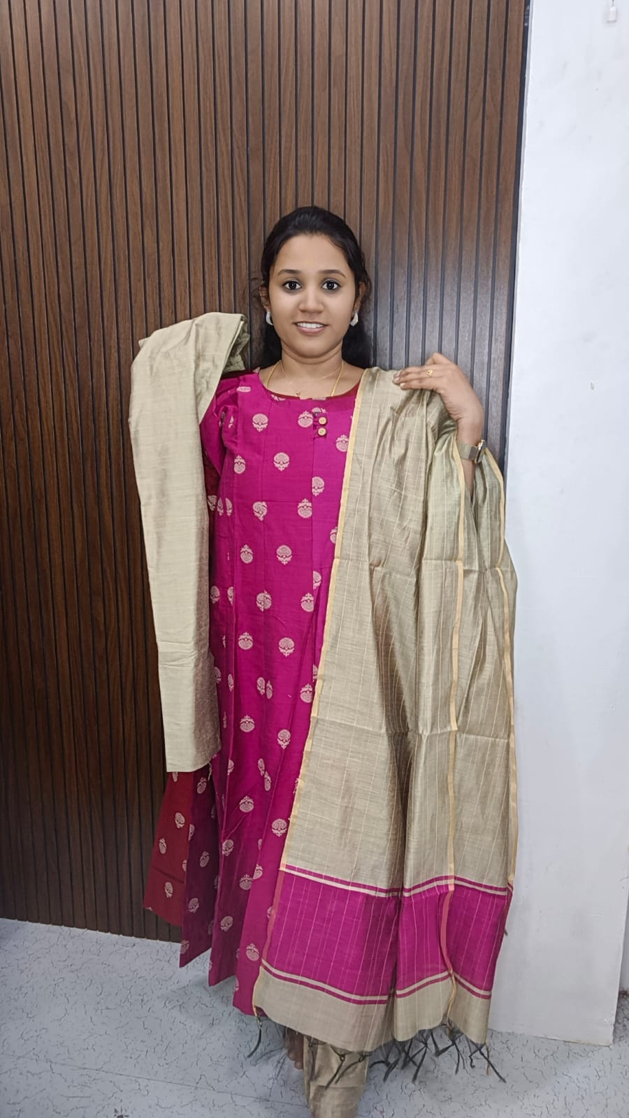 Premium Raw Silk Anarkali kurti set collections