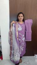 Kurti with pant and dupatta