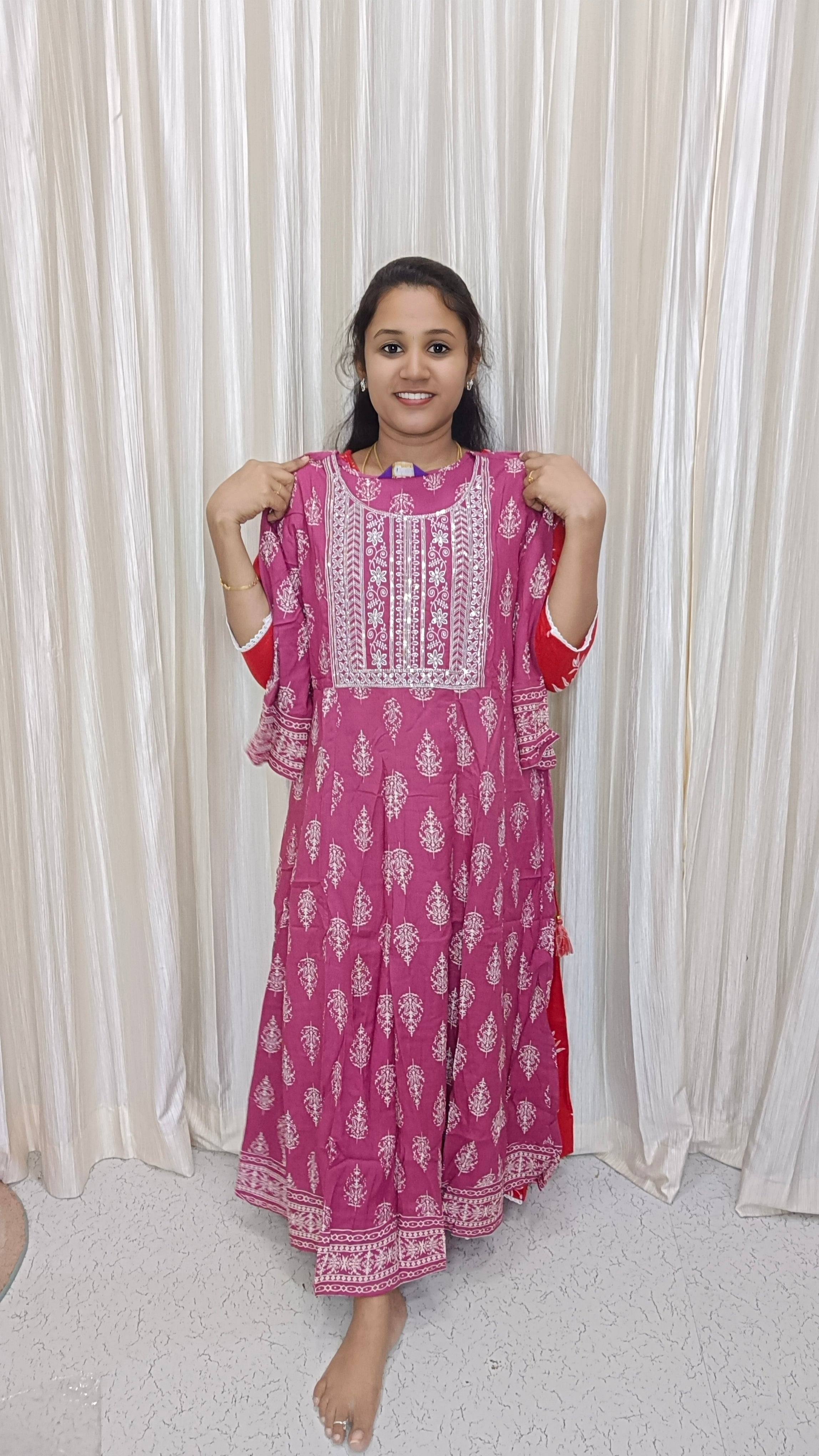 Cotton Umbrella Kurtis