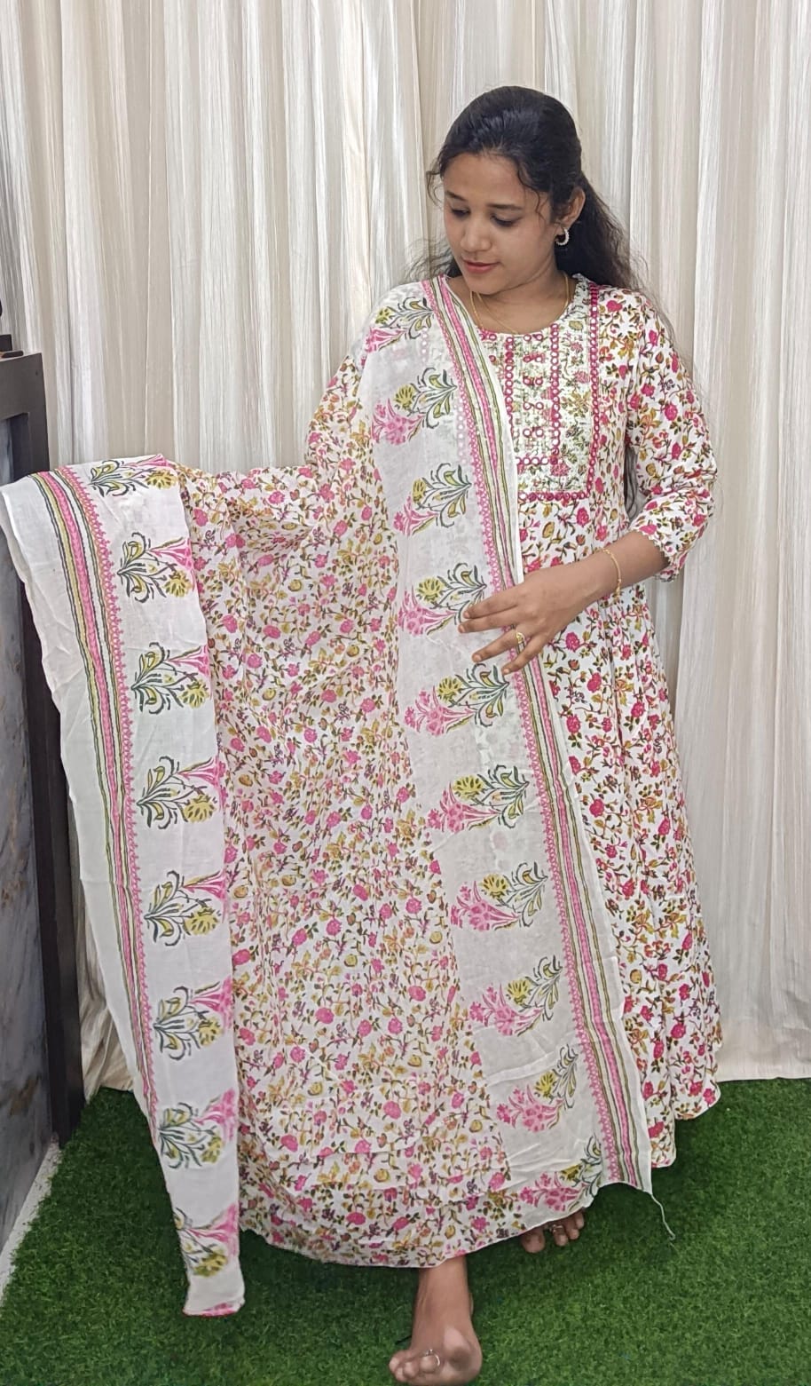Cotton Umberalla with dupatta