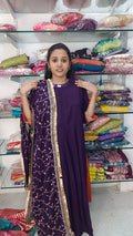 Umbrella kurti with shawl