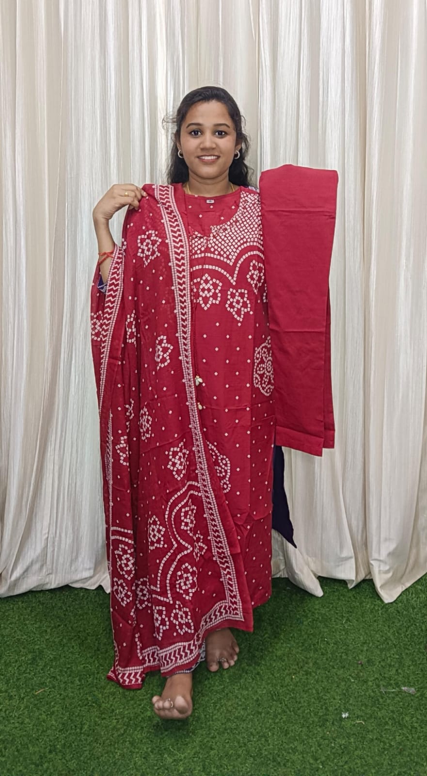 Side open kurti set
