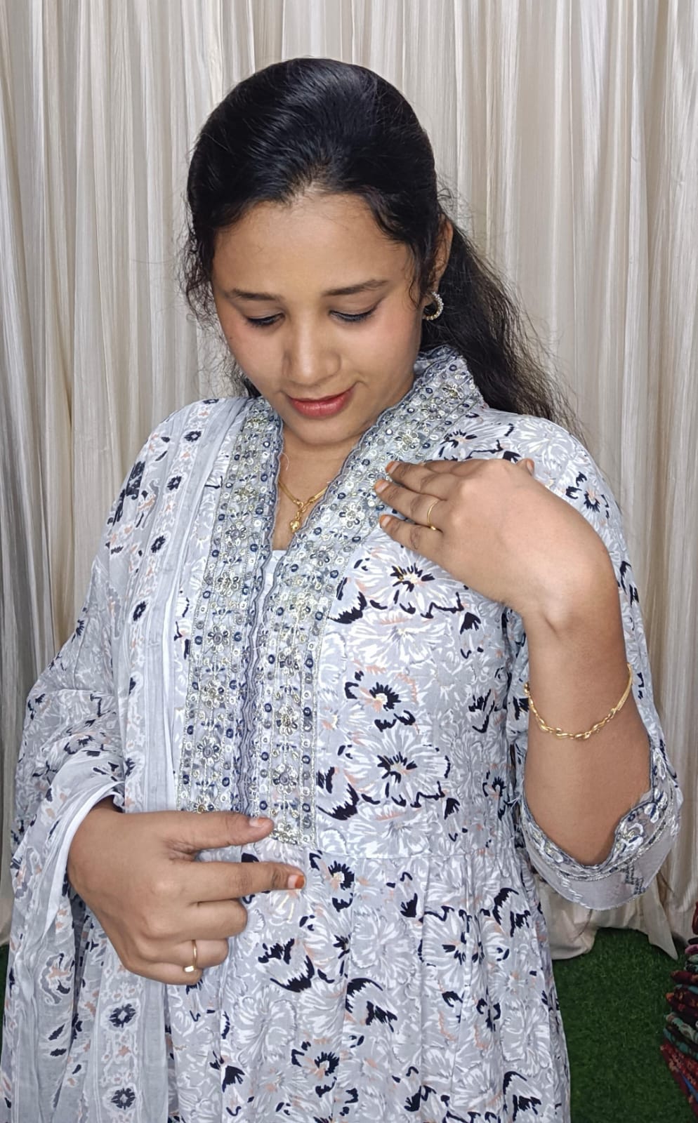 Cotton Umberalla with dupatta