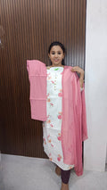 Kurti with pant and duppata