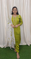 Kurti with pant and dupatta