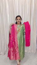 Kurti with pant and dupatta