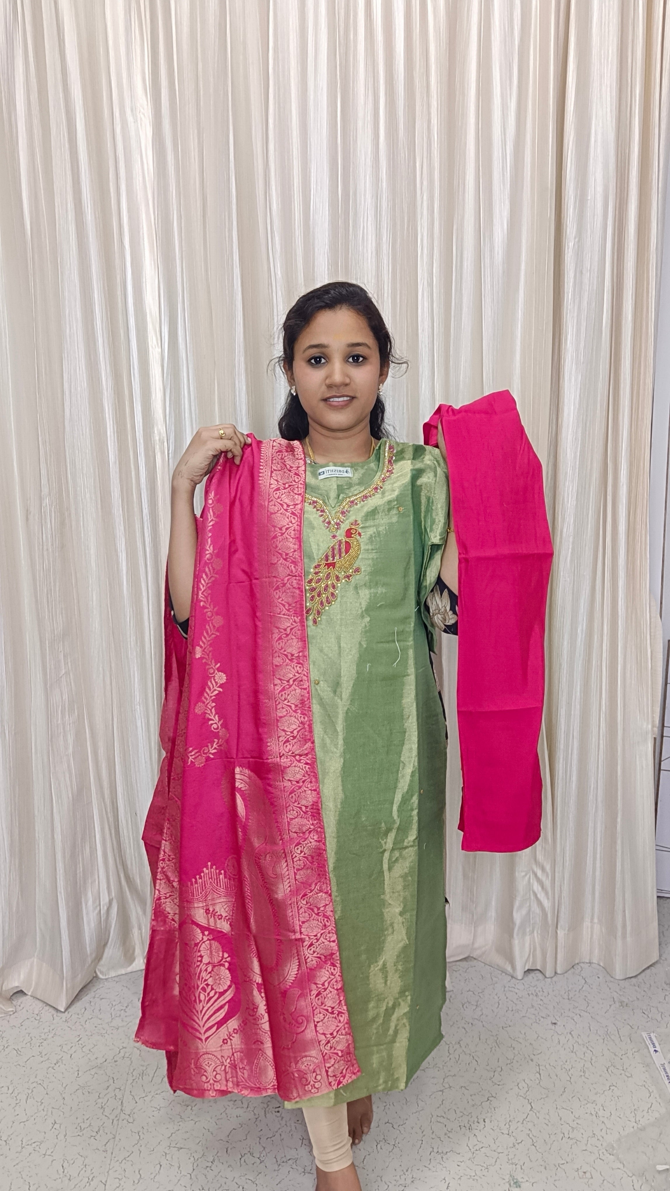 Kurti with pant and dupatta