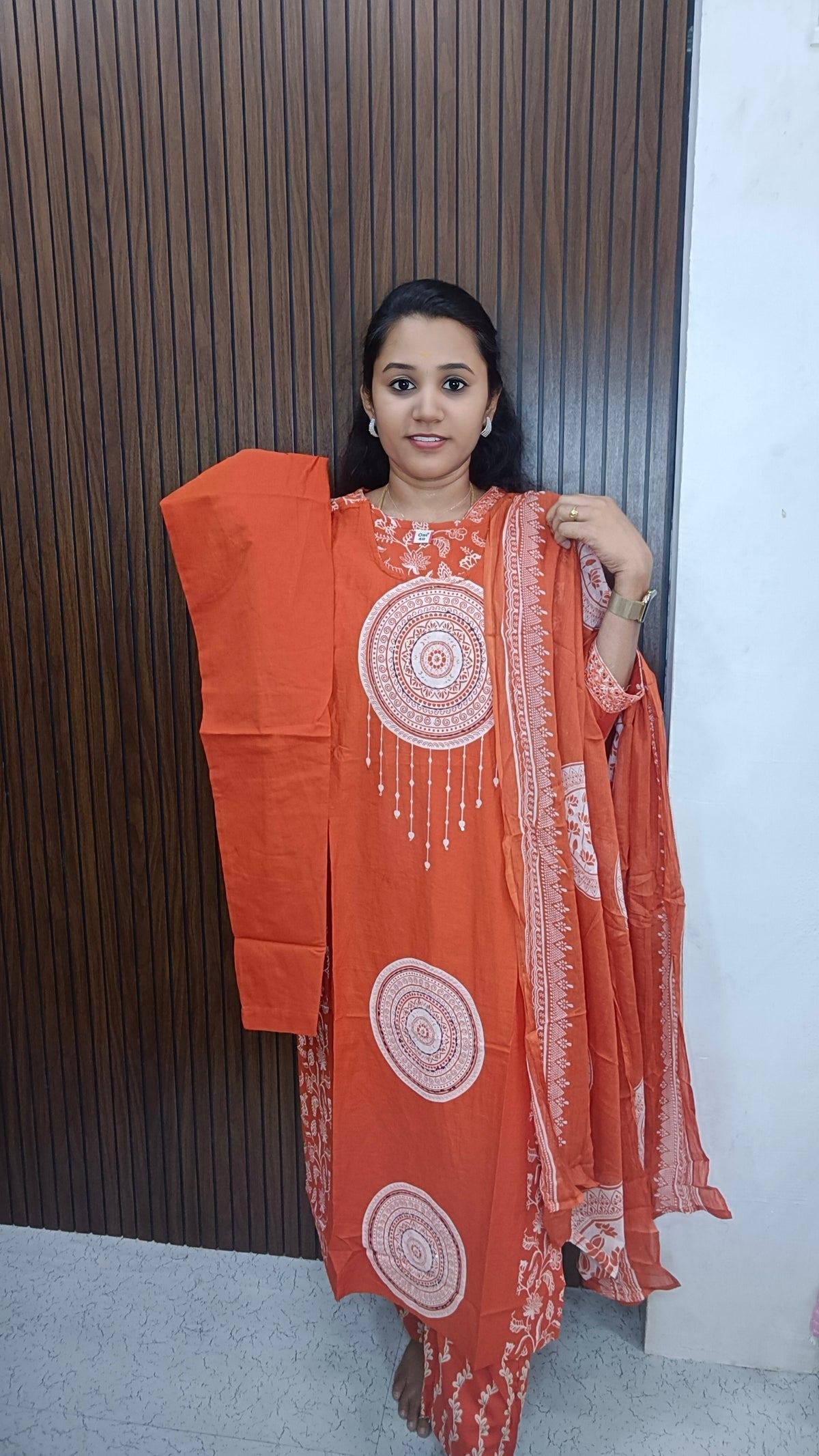Cotton side open Kurtis sets