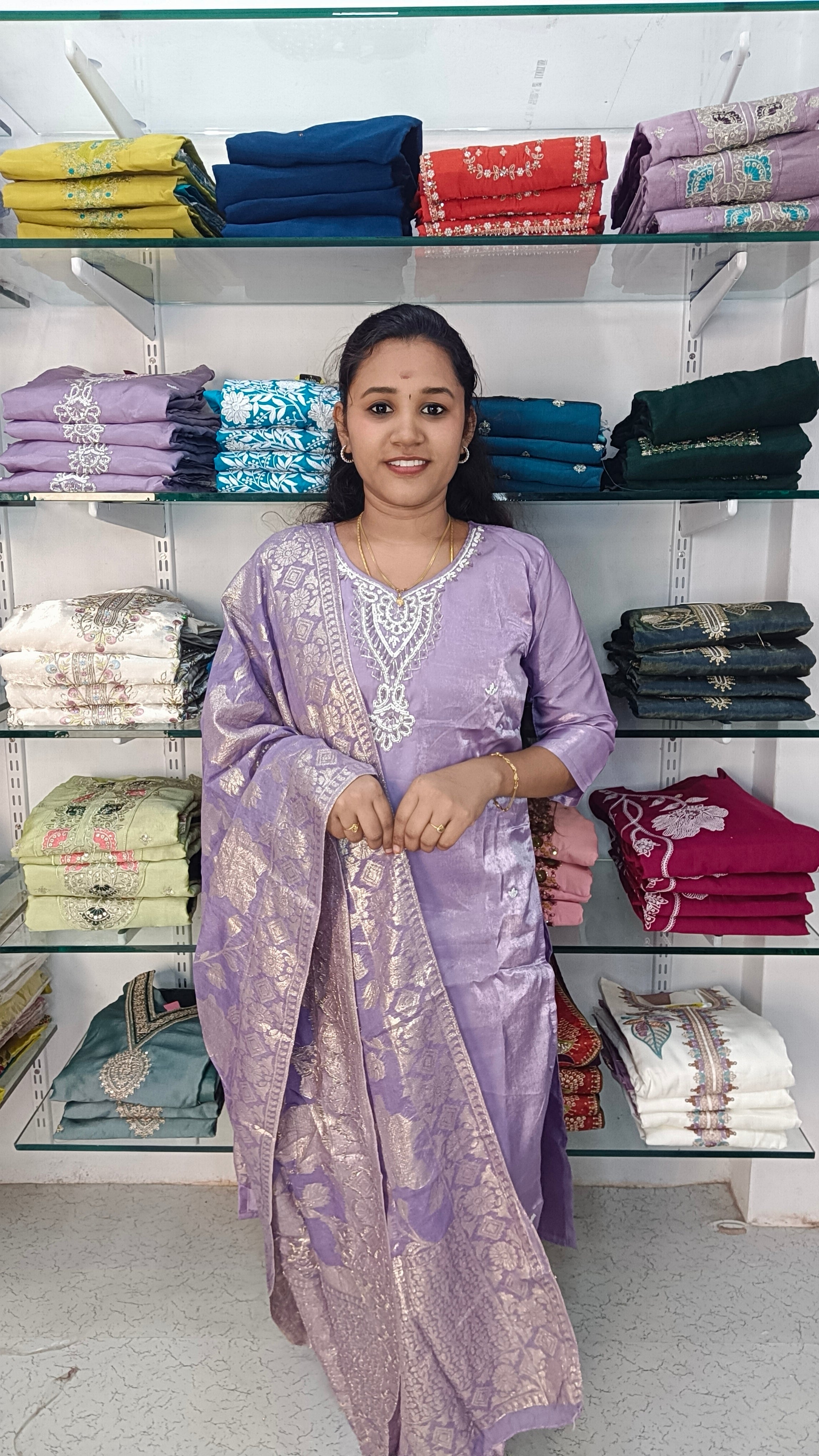 Kurti with pant and dupatta