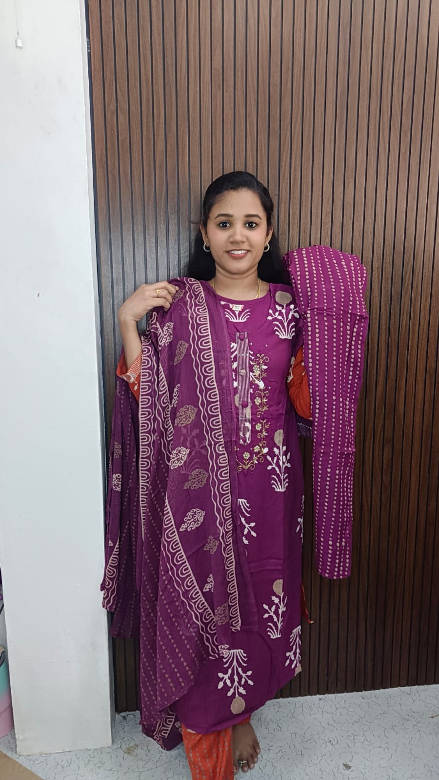 Kurti with pant and dupatta