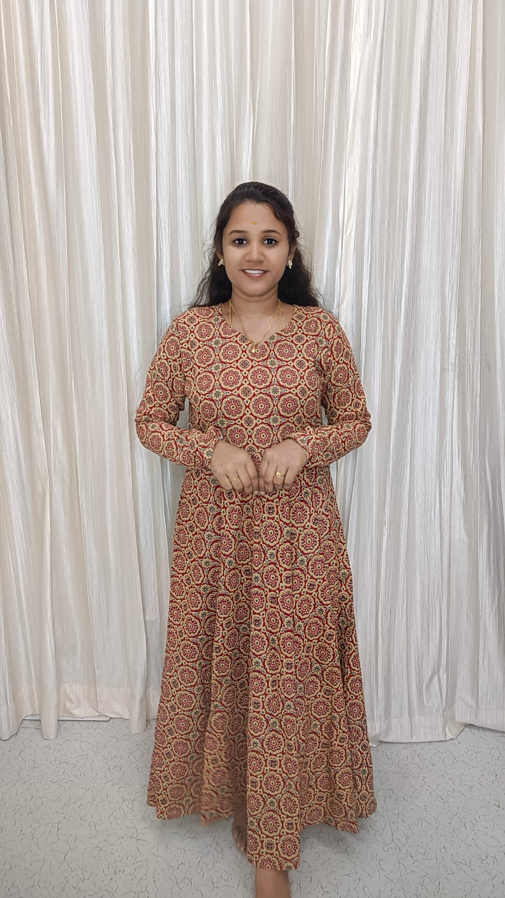 Customised Kalamkari maxi