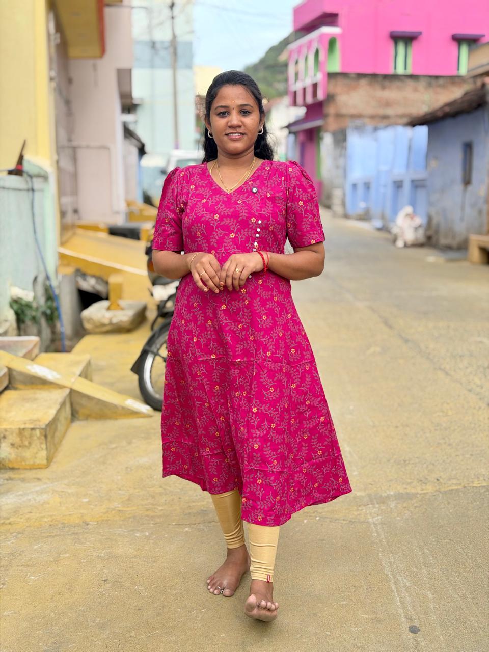 Customized aline kurti