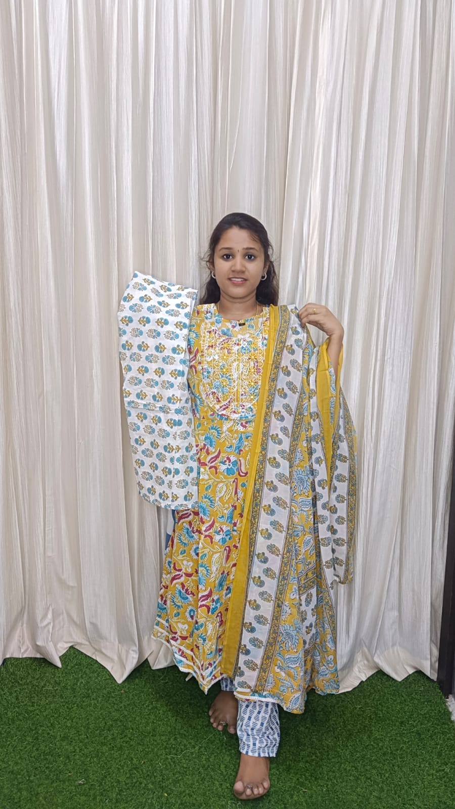 Cotton umbrella 3 piece set