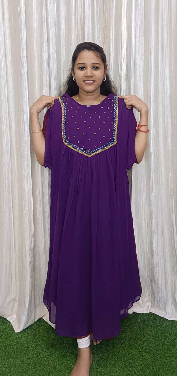 Hand work kurtis