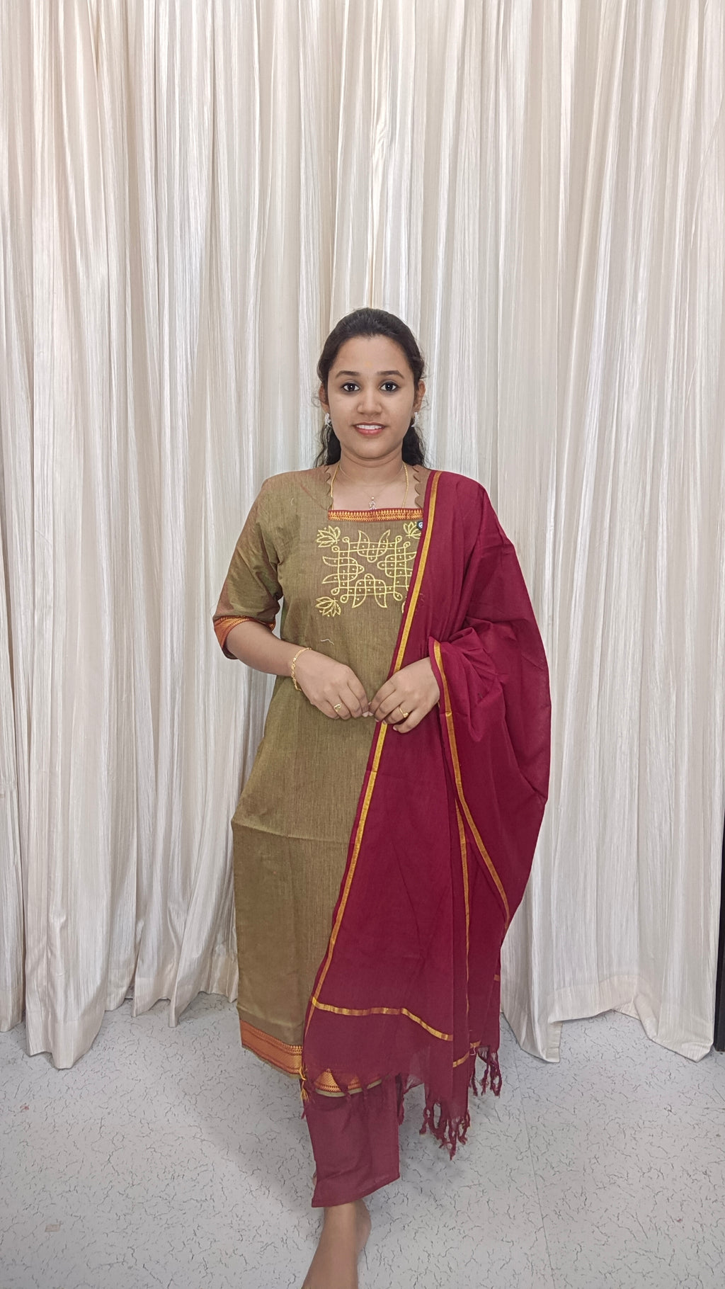 Premium Mangalgiri Cotton 3 piece set collections