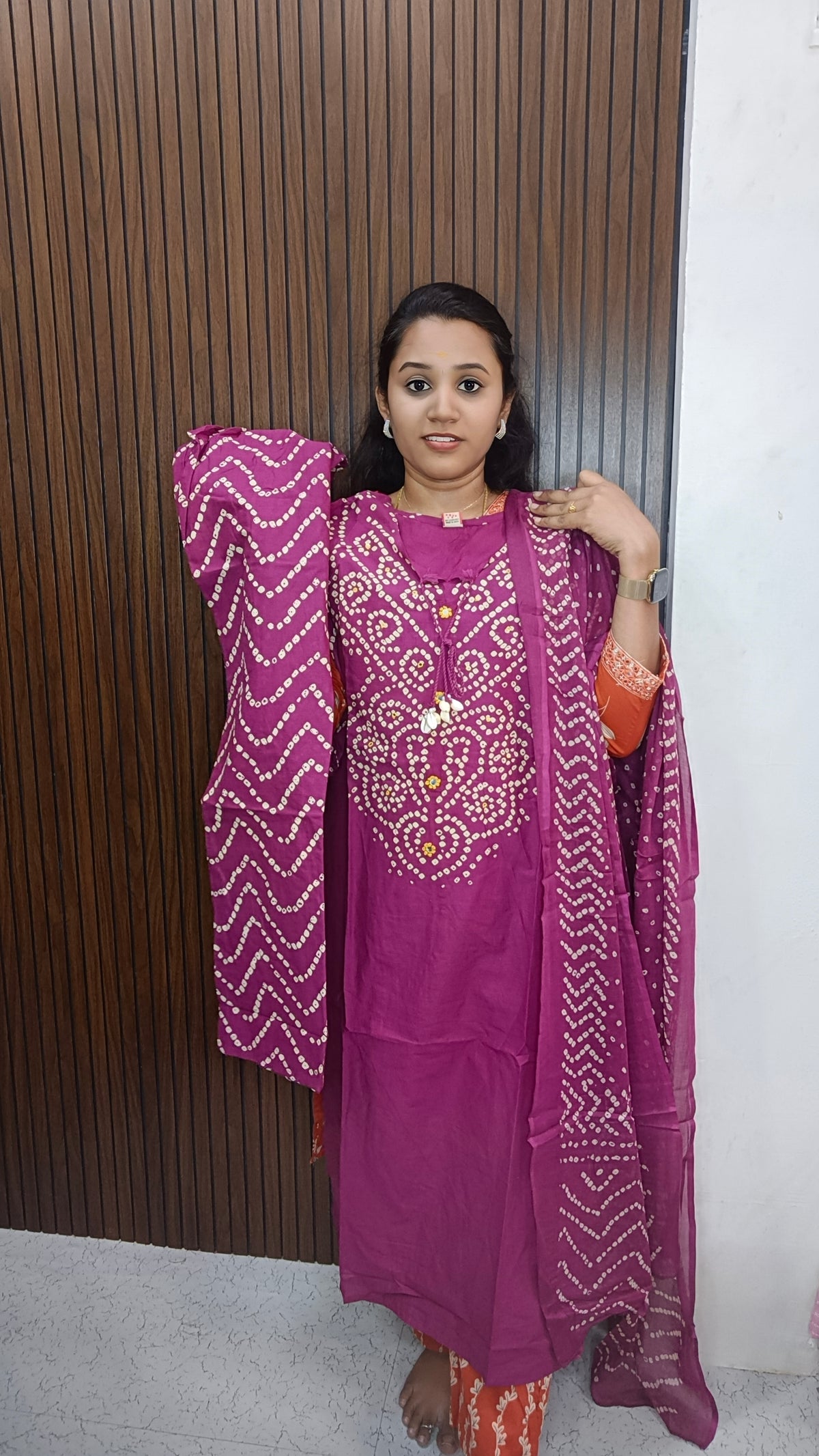 Cotton side open Kurtis sets