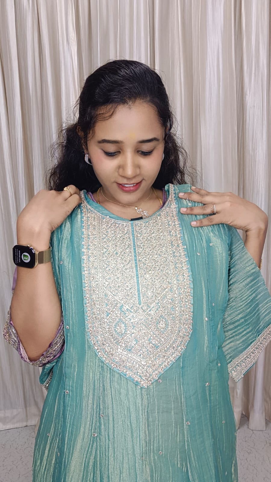 Kurti with pant and dupatta