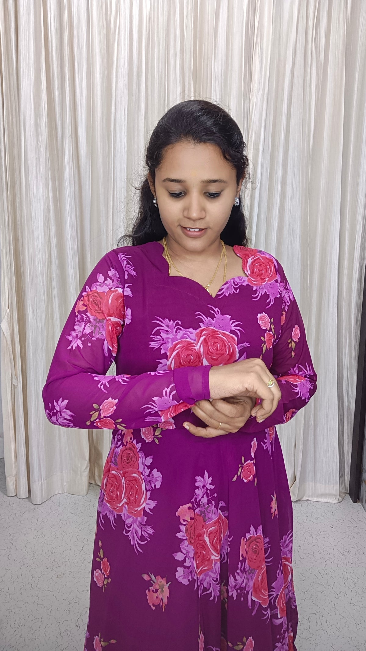Customized Own Brand Georgette Maxi