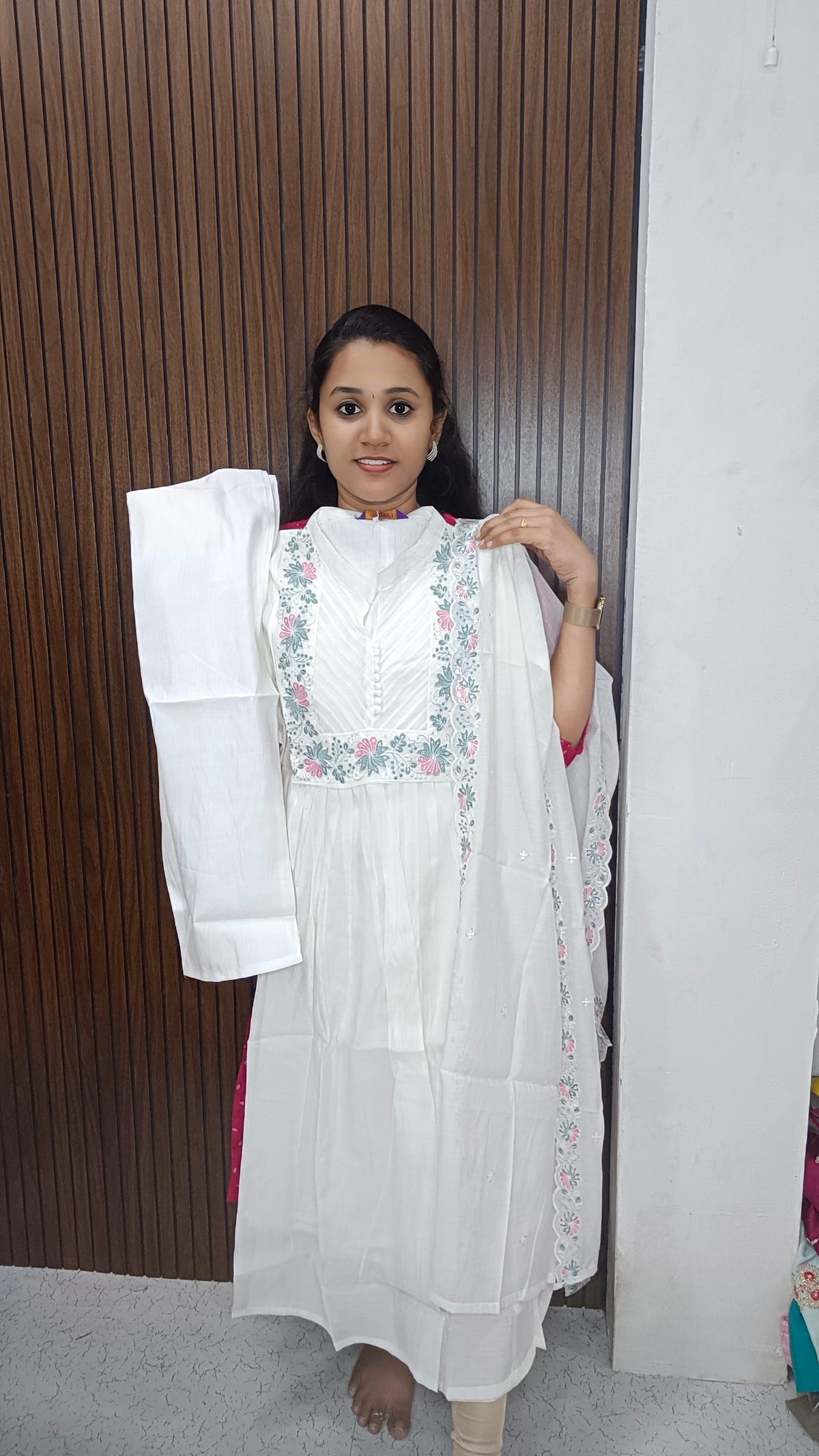 Kurti with pant and dupatta
