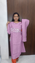 Stylish Aline Coord set with 3/4 sleeve 006
