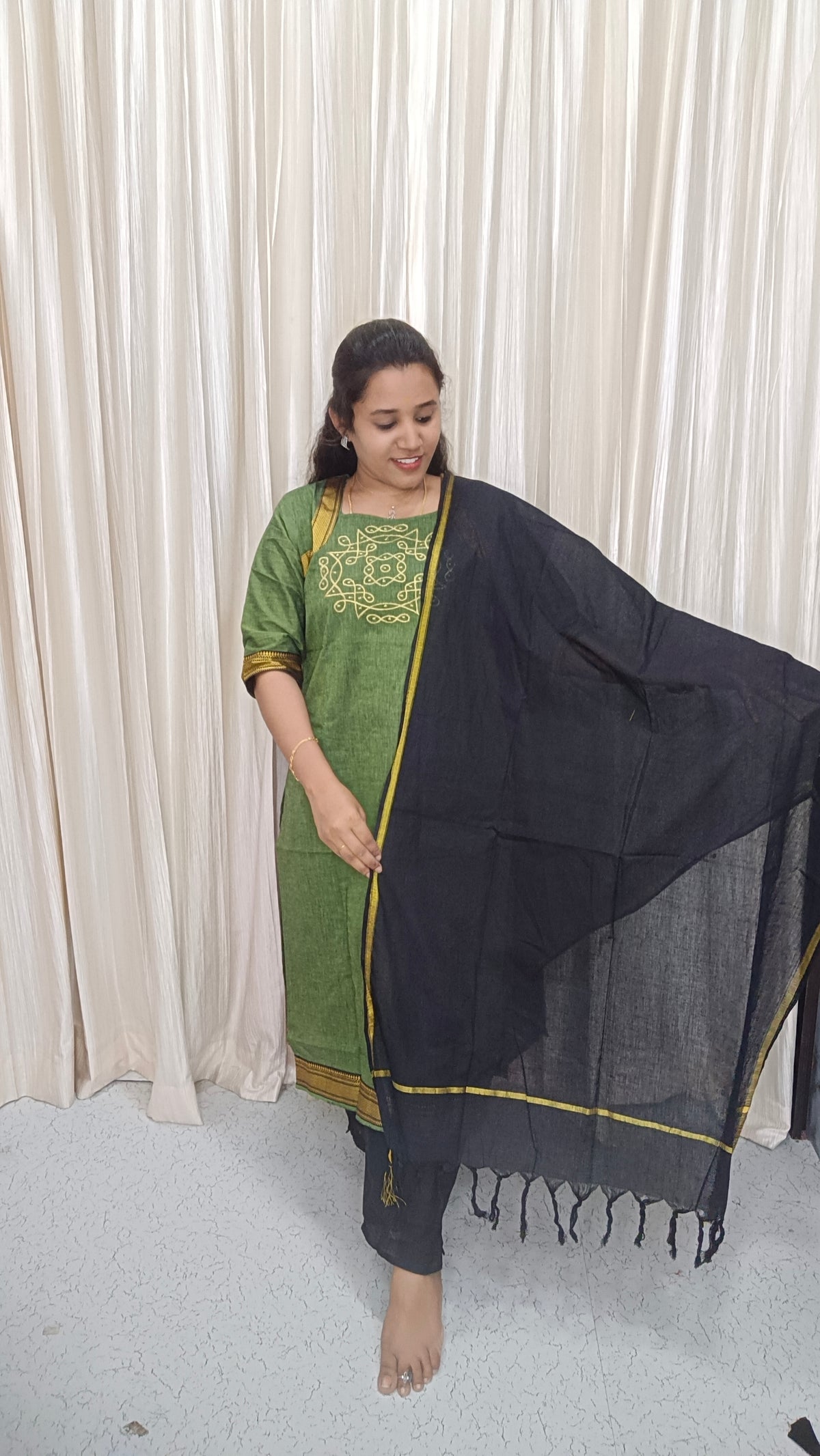 Premium Mangalgiri Cotton 3 piece set collections