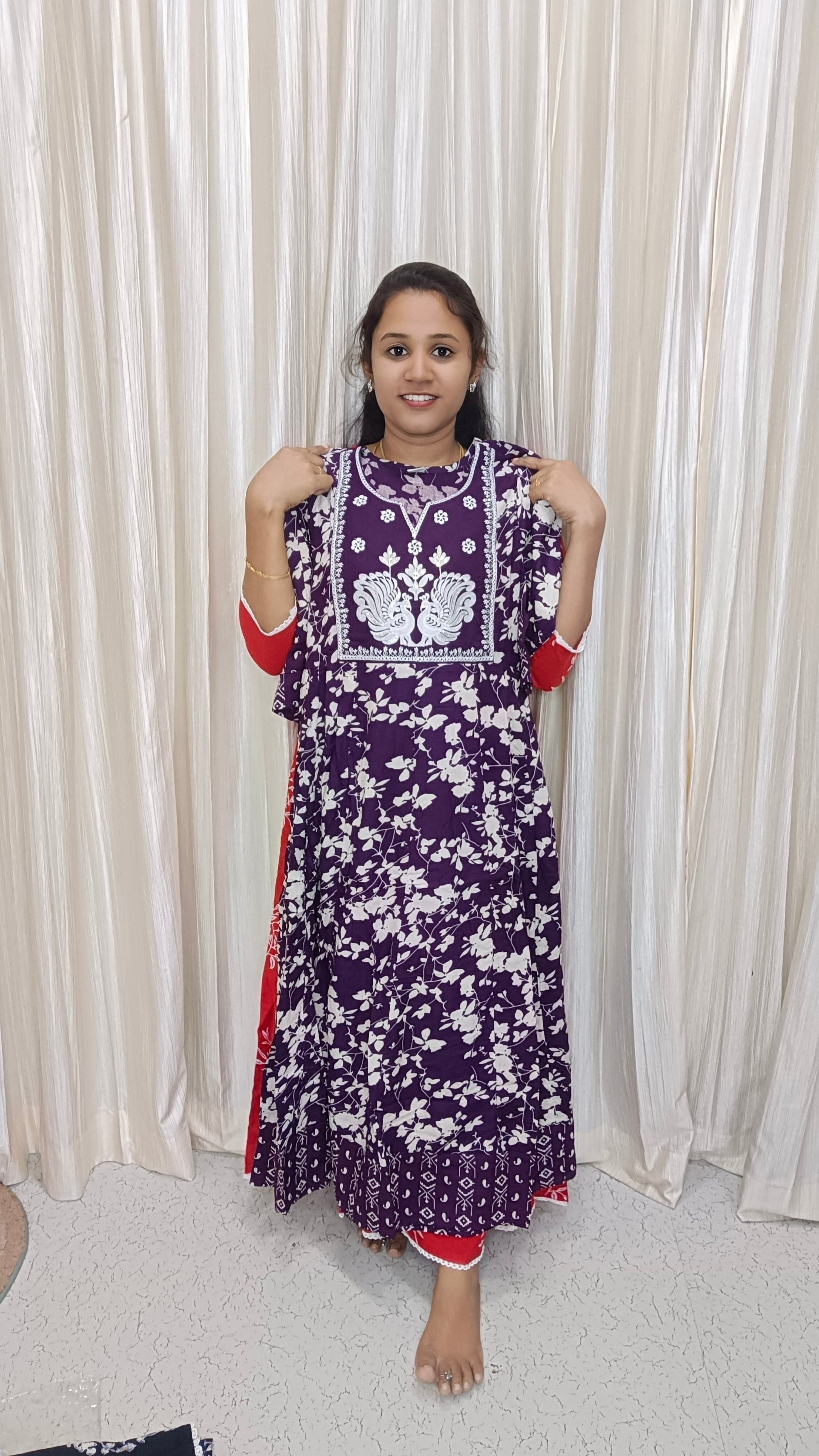 Cotton Umbrella Kurtis