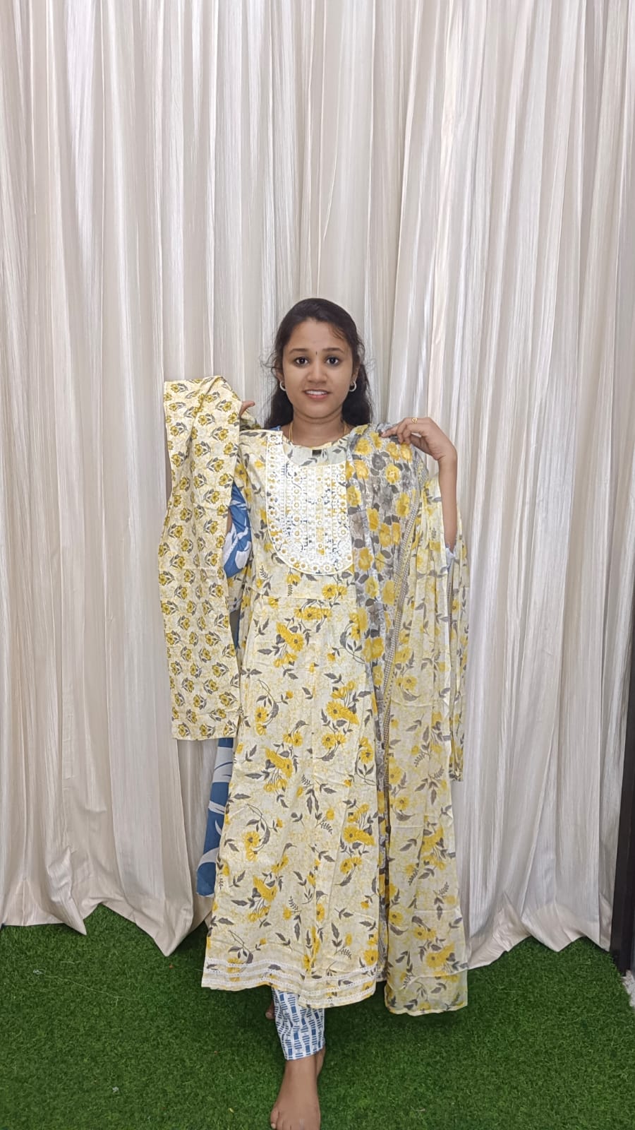 Cotton umbrella 3 piece set