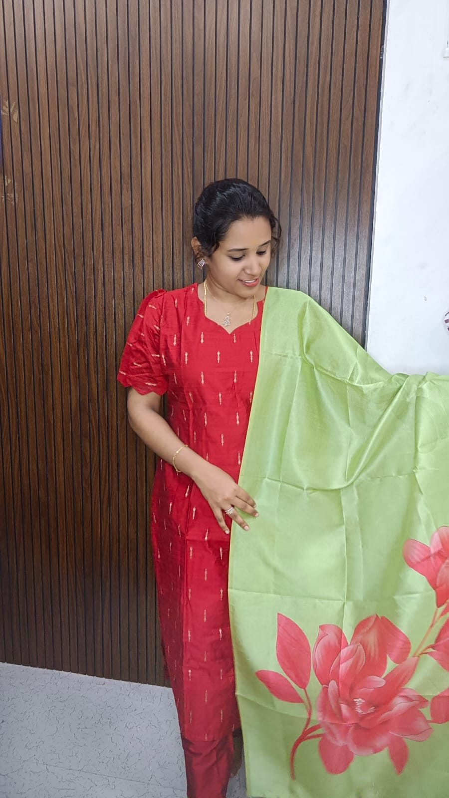 Susmi Brand Premium Raw silk Kurti with Pant and Digital Dupatta