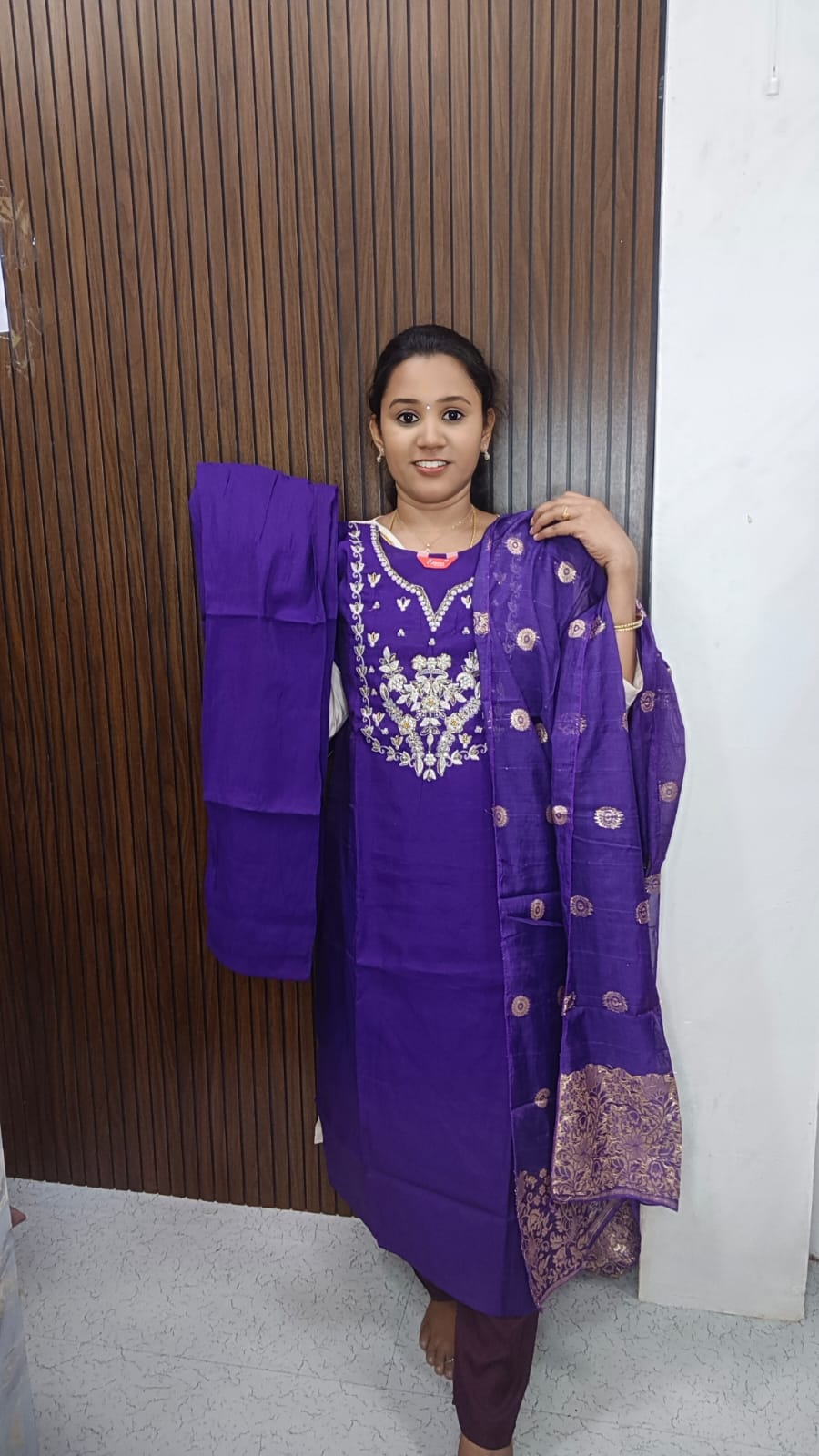 Kurti with pant and duppata