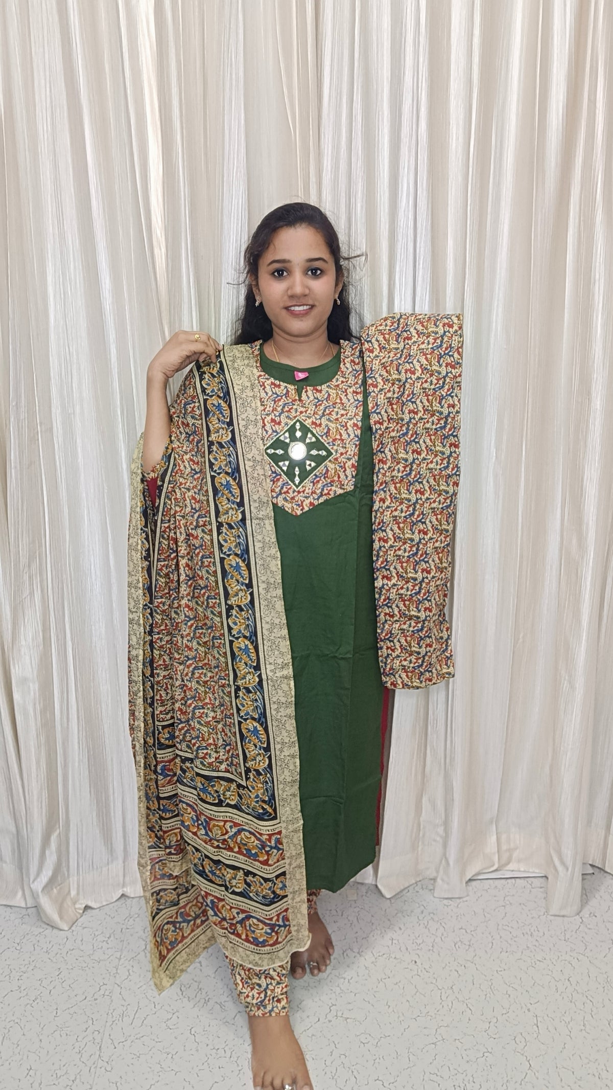 Cotton 3 piece set collections green
