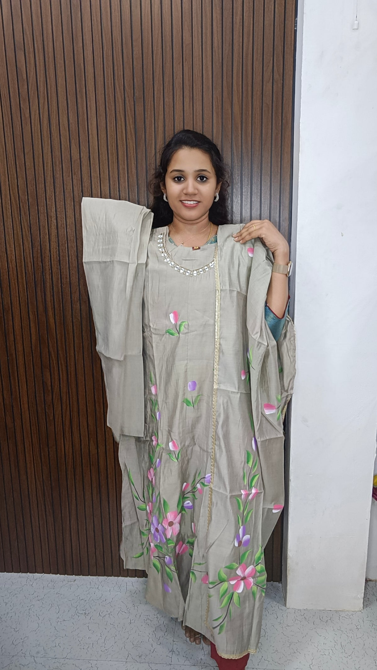 Anarkali Kurti with pant and dupatta