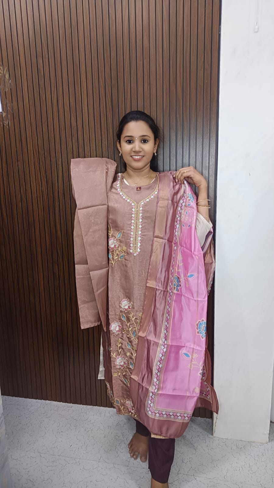 Kurti with pant and duppata