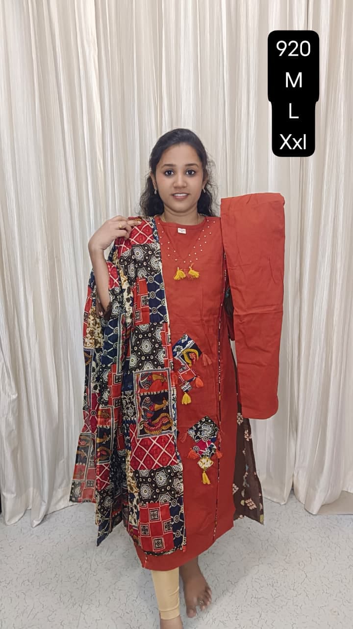 Cotton Umbrella Kurti sets SB1022