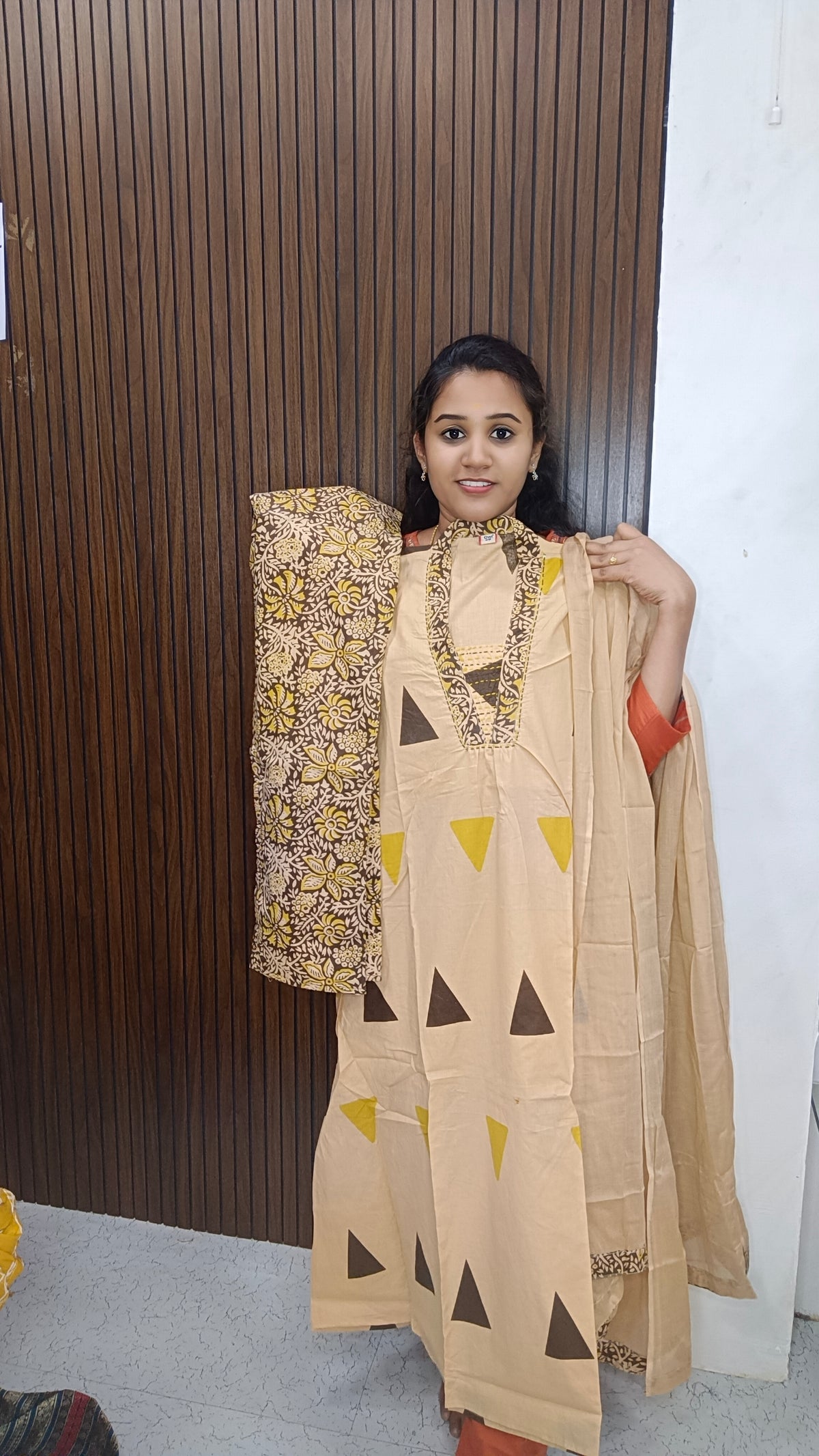Cotton Aline 3 piece Kurtis sets