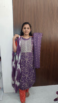 K006 Kurti with pant and dupatta