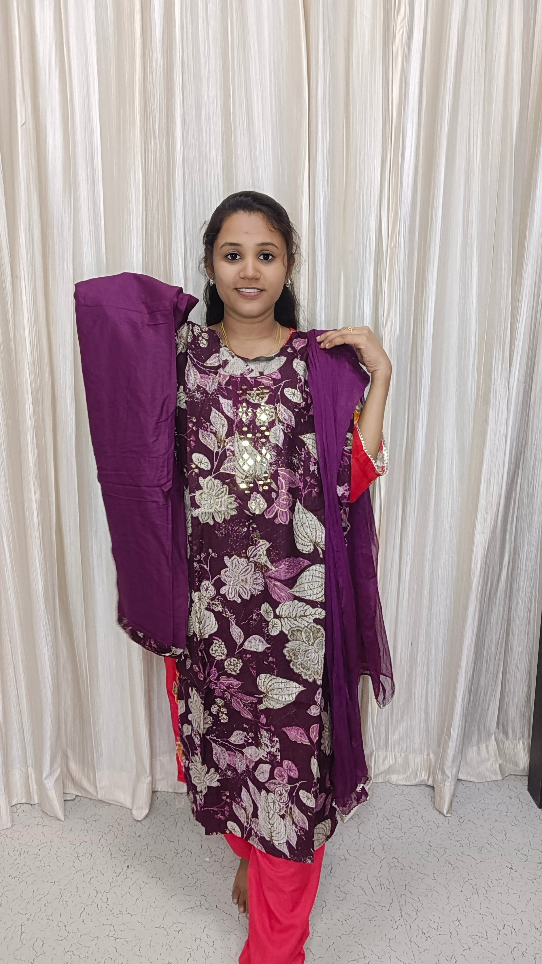 Kurti with pant and Dupatta