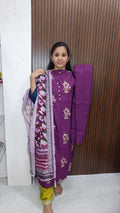 Kurti with pant and dupatta