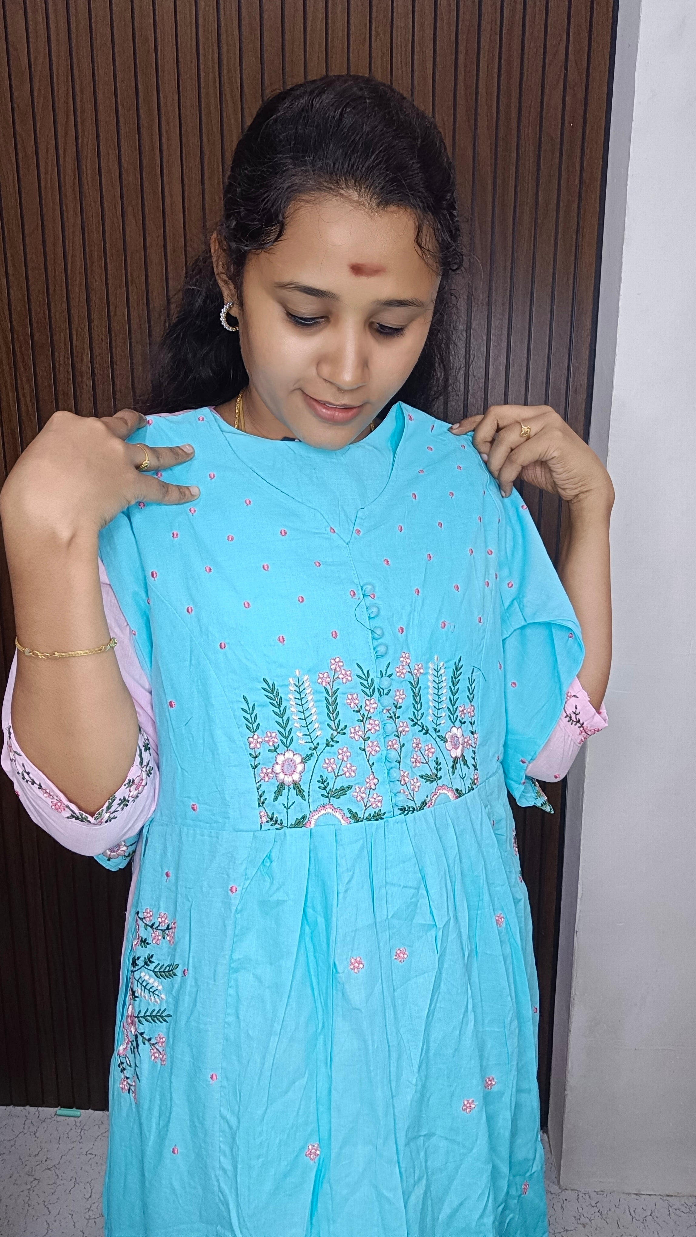 Trending maxi sky blue